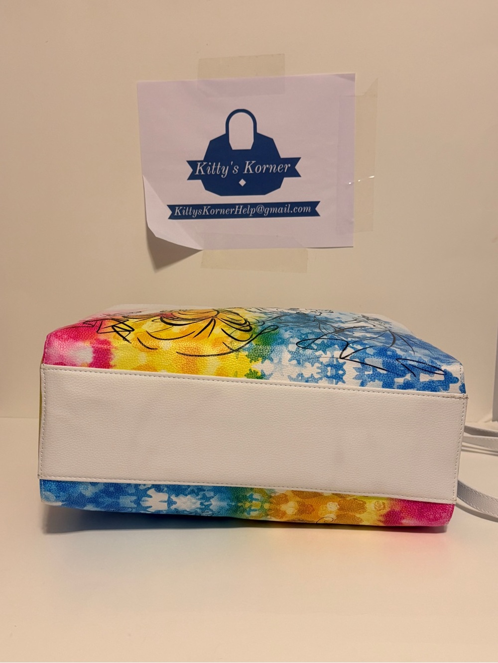 Rare Disney Parks Exclusive Watercolor Princess Tote Bag - Picture 5 of 7